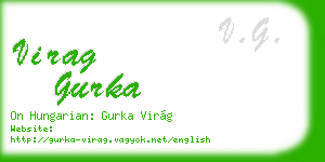 virag gurka business card