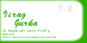 virag gurka business card